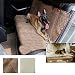 Produktbild Auto-Sitzabdeckung Wasserdichter Hund Katze Pet Rutsch-Reise Luxuriöse wasserdichter Unterlage einsitzigen Haustier Automatte (braun)