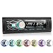 Produktbild XOMAX XM-RSU256BT Autoradio mit Bluetooth Freisprecheinrichtung, 7 Farben einstellbar, USB bis 128 GB, SD bis 128 GB, FM Radio Tuner, MP3 und WMA, AUX IN, 4 x 60 Watt, abnehmbares Bedienteil, 1 DIN