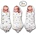 Produktbild Musselin Wickeltücher für A Baby Boy & Girl (3 Pack) 100 % Baumwolle, größe 119,4 x 119,4 cm