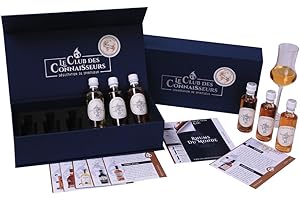 LE CLUB DES CONNAISSEURS DEGUSTATION DE SPIRITUEUX Coffret Dégustation Rhum Du Monde 6 x 40ml - En Solo Ou En Duo - Le Club Des Connaisseurs