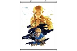 HANAIETTE 1 poster da appendere alla parete con la leggenda di Zelda, dipinto in tessuto forgiato, decorazione per camera da letto (stile 6)