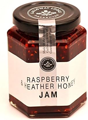 Galloway Lodge Jams &amp; Marmalades 340g Jar (Raspberry &amp; Healther Honey Jam)