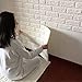 Price comparison product image Reduce The Noise Simulation Embossed Brick Stone PE Foam 3D Wallpaper DIY Wall Stickers Wall Decor, Non-Toxic, Odor-Free, Anti-Collision (White)