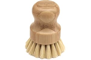 TONAUP JOJYO Brosse à vaisselle en bois avec bambou naturel, gris naturel, bois