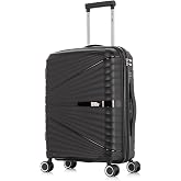 1990s Expandable Medium Suitcase Polypropylene 65 cm for 23 kg (79L)| Semi-rigid Expandable Suitcase with 4 Swivel Wheels and