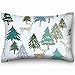Produktbild tuyi Christmas White Forest Animals Wildlife Animal Animals Wildlife Animal Decorative Pillow Cover Soft and Cozy, Standard Size 20"x30" with Hidden Zipper