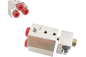 NF 3D-Drucker All Metal Water Cooled Hotend Bowden-Fed Liquid Cooling Hot End, für Titan Aqua Wasserkühlung, für Hochtemperatur-3D-Druck Peek PA