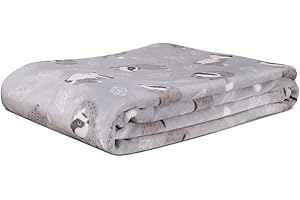 JYOKO KIDS Coperta invernale in pile antiallergico extra morbida per culla e navicella (100X75, Badger)