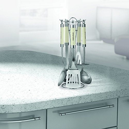 Morphy Richards 5-teiliges Kochutensilien-Set, Elfenbeinfarben Cremefarben - 2