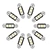 Produktbild MHtech 10 x 36mm C5W 6418 Auto Lampen LED Canbus Fehlerlose 3-5050SMD LED Soffitten KFZ Innenbeleuchtung Xenon Weiss 6000K