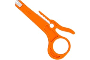 HB-DIGITAL LSA DSL ISDN LAN, narzędzie do układania izolacji sieciowej, do układania kabli sieciowych, paneli krosowych, LSA CAT5 CAT6 CAT7 Panel krosowy LSA Punch Down Tool pomarańczowy