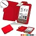 Produktbild Forefront Cases® Tolino Page Shell Hülle Schutzhülle Tasche Bumper Folio Smart Case Cover Stand mit LED Licht - Leicht mit Rundum-Geräteschutz inkl. Eingabestift (Rot)