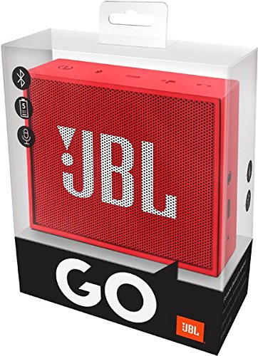JBL Go Ultra Wireless Bluetooth Lautsprecher (3,5 mm AUX-Eingang, geeignet fÃ¼r Apple iOS und Android Smartphones, Tablets und MP3 gerÃ¤ten) rot