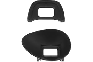 The Lord of the Tools Muszla oczna DK-23, wizjer, gumowy ochraniacz na aparat, zamiennik okularu, kompatybilny z aparatem Nikon D750, D610, D600, D7200, D7100, D7000, D5100, D5000, czarny, 2 szt