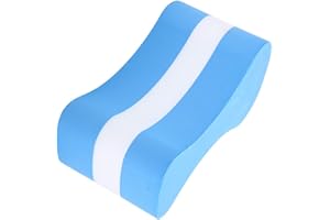 Alvinlite Pull Buoy Pierna Flotador Nadar Pull Buoy Natación Pull Flotador Ayuda de Entrenamiento para Adultos Niños Principiantes(Azul y Blanco)