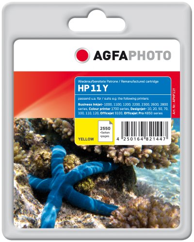 Preisvergleich Produktbild AgfaPhoto APHP11Y Tinte für HP BJ1100, 30 ml