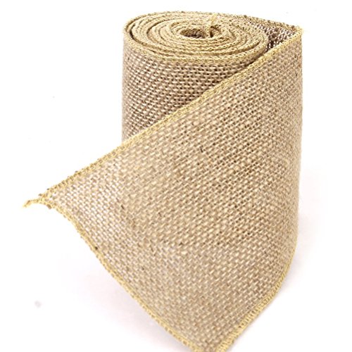 WINOMO Hessische Jute Handwerk Multifunktionsleisten-3M für Hochzeit-Dekor