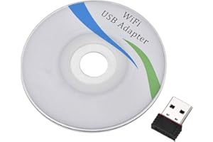 DIYEENI USB 2.0 Network Adapter, 2.4G 600Mbps Mini Wireless Adapter Network Card USB 2.0 Wifi Dongle Wireless Network Card for Desktop Laptop PC,Support for Windows XP/7/8/10/MAC/IOS