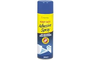 HOMEY Spray Glue Adhesive Contact Glue Heavy Duty Mount DIY Craft Upholstery 500ml