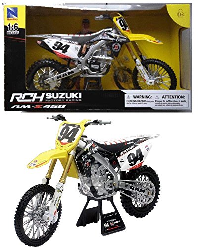 Preisvergleich Produktbild NewRay Motocross Modell Crossbikes Suzuki RM-Z450 Ken Roczen PS 04744