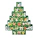 Produktbild Xmas Lxr Weihnachten Handgemachten Karton Baum Adventskalender Turm Weihnachtsdekoration, Countdown-Kalender 24 Schublade Pralinenschachtel Kind Geschenk Box Ornament