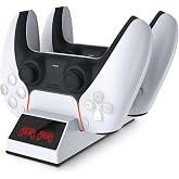 PS5 Arm Charger Stand Double Arm Charger with Dock Indicator TP5-0508B
