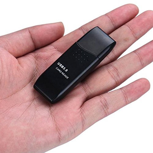 Generic 5 Gbps Schnelle USB 3.0 Adapter SD/Micro SD Kartenleser – Schwarz - 4