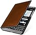 Produktbild StilGut Book Type Case, Hülle aus Leder für BlackBerry Passport Silver Edition, Cognac-Schwarz Nappa