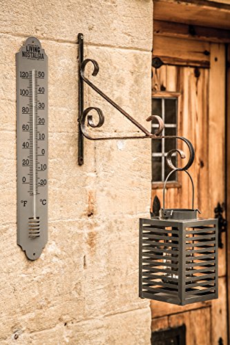 Kitchen Craft 50 cm, Living Nostalgia Outdoor Metall-Hauswand-Thermometer - 2