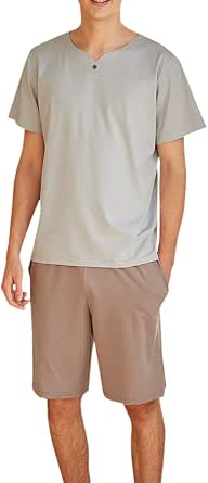 Mens Pyjama Set Lightweight Soft 2 