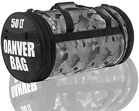 Danver Total Sports Bag, Patterned/Black, unisex, Total, Fantasy/Nero, 50 L