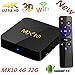 Price comparison product image TV Box, 4GB+32GB Super-VIP Smart 4K TV Box Android 7.1 RK3328 Octa Cora CPU Wifi Set Top Boxes 3D 4K Ultra HD TV (MX10 4+32GB)