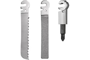 Roxon FT01 Costruisci il tuo accessorio multiutensile per il multiutensile Flex (set di 3 pezzi incluso sega conica e lima diamantata (grossa e fine) e adattatore per bit da 1/4")