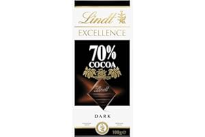 Lindt Excellence Tavoletta di Cioccolato Fondente 70% Cacao, 100g