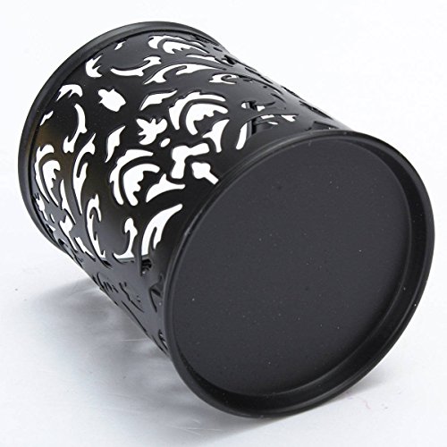 fablcrew Pencil Pot Flor Patr n Metal bol grafo soporte organizador para oficina estudio negro fablcrew Pencil Pot Flor Patr n Metal bol grafo soporte organizador para oficina estudio negro