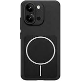 Xiaomi Poco X8 Pro Kılıf M-safe Şarj &Ouml;zellikli Meta Kapak Kılıf, Siyah