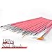 SODIAL(R) 15pc Nail Art Design Dotting Brush Painting Pen Tool Set Pink Stick DIY Fit Tips
