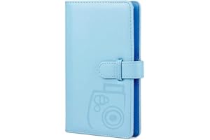 Berfea Photo Album 96 Pockets Compatible with FujiFilm Instax Mini 12 11 8 8+ 9 7s 25 50 90 Polaroid Snap/Zip/Z2300/PIC-300 Instant Film Camera Kodak Mini 3 inch Film