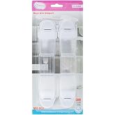 Miny Baby Unisex Under Door Stopper (Transparent, 2 Pieces)