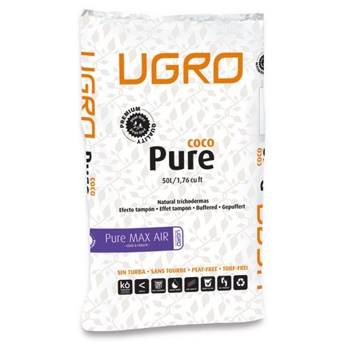 Sustrato / Saco de Fibra de coco con perlita (30%) U-Gro Pure MaxAir (50L)