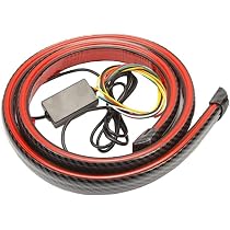 Bande LED Feux Arrière Voiture 125cm - 3ème Feu Stop - 5 Modes - Étanche IP67 - Noir Carbone