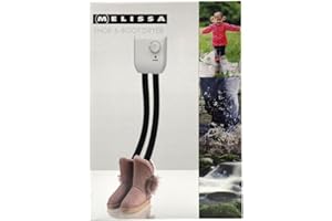 Melissa 16540009 Electric Shoe Dryer, Shoe Warmer for Boots, Wellington Boots and Gloves, Dryer for Hiking Boots or Ski Boots, Heater with Fan and Timer for 1 Pair of Shoes