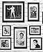 Price comparison product image Elvis Presley Black White Framed Pictures Wallpaper White Brick Effect Feature