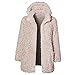 Produktbild Yesmile Damen Strickjacken Frauen Kunstfell Mantel Kunstpelz Jacke Pelzmantel Warme Parka Jacket Damen Wintermantel Wollmantel Kurzmantel Warm Steppmantel Farbverlauf übergangsjacke