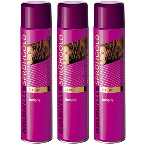 Goldwell Sprühgold Classic unisex, Haarspray 3x 400 ml = 1200ml