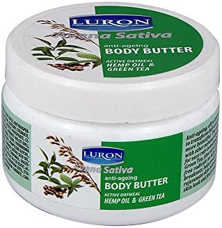 Luron Avena Sativa Anti Ageing Body Butter - With Active Oatmeal, Hemp oil & Green Tea - 24 hour Moisturizer for Women & Men - Paraben , paraffin free - 100 ml
