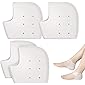 Ealicere 2 Paare Silikon Fersenschutz ,Ferse Socken Gel Fersenschutz,Heel Wrap Verstellbare Atmungsaktive