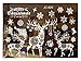 Produktbild CJWDXYX Weihnachten Wand Aufkleber Glastür Aufkleber Urlaub Dekorationen Neujahr Aufkleber Selbstklebend DIY Fenster Aufkleber Elektrostatische Aufkleber Abnehmbare