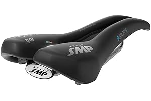 Selle SMP - Sella E-Sport Large Gel Nero, Unisex, 279 x 146 mm, 380 g, colore: Nero
