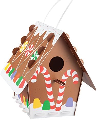 Bird Tweet Tweet Home Project Gingerbread House Brown